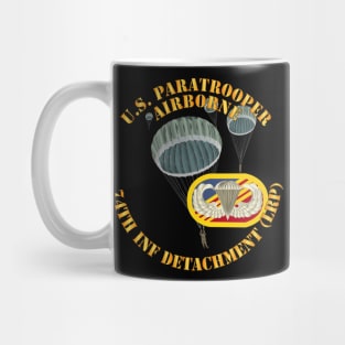 US Paratrooper -  74th Inf Det - LRP - Oval Mug